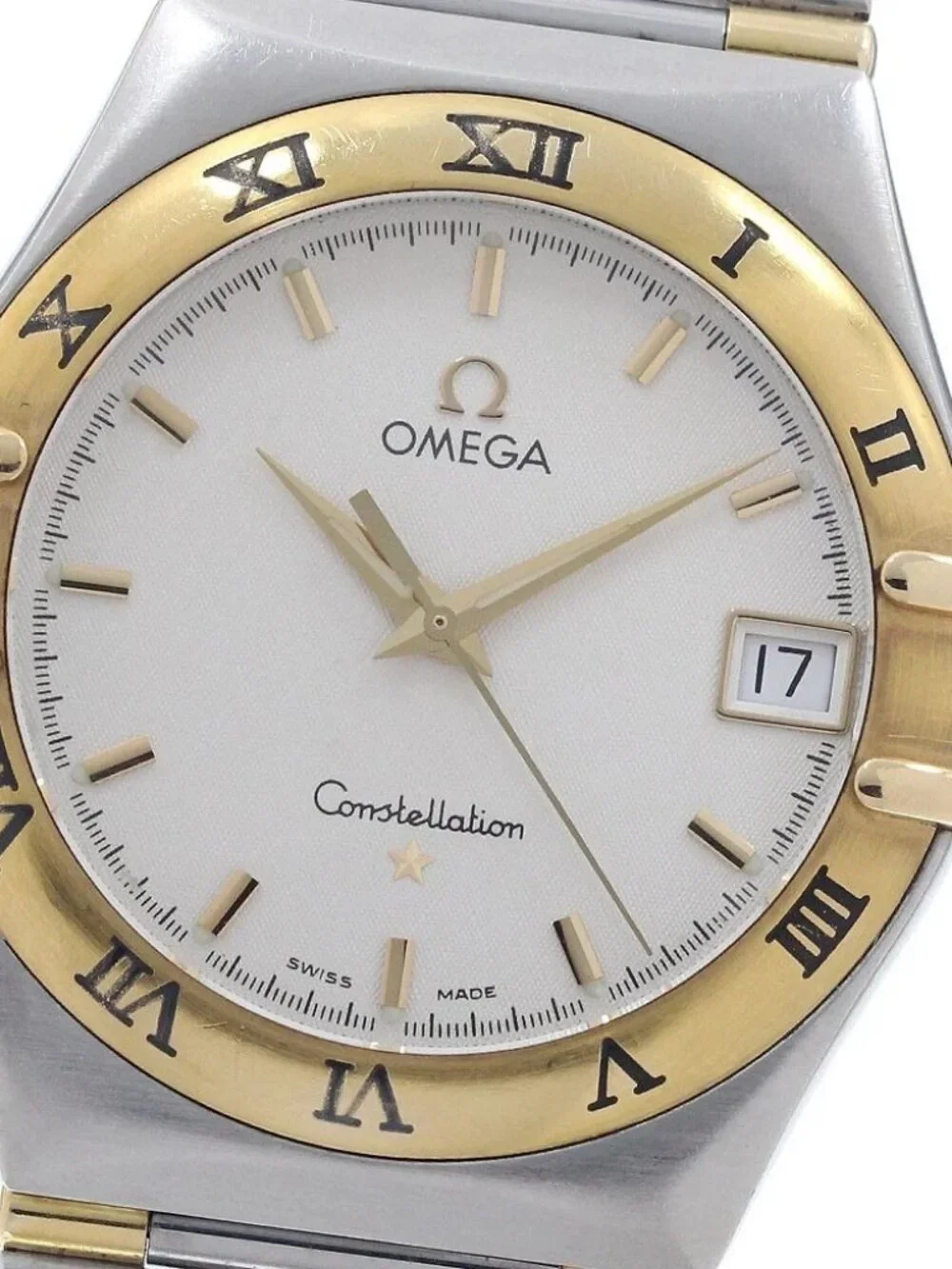 OMEGA Constellation 1312.30 date half bar white Dial Quartz Men's Watch_934673